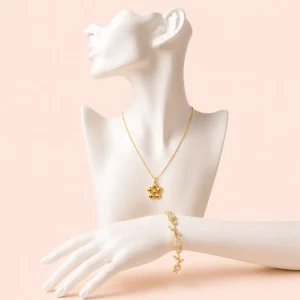 Floral Bracelet + Pendant (SAVE Extra Rs.300)