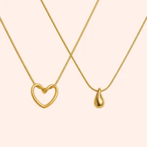 Heart + Drop Pendants (SAVE Extra Rs.250)